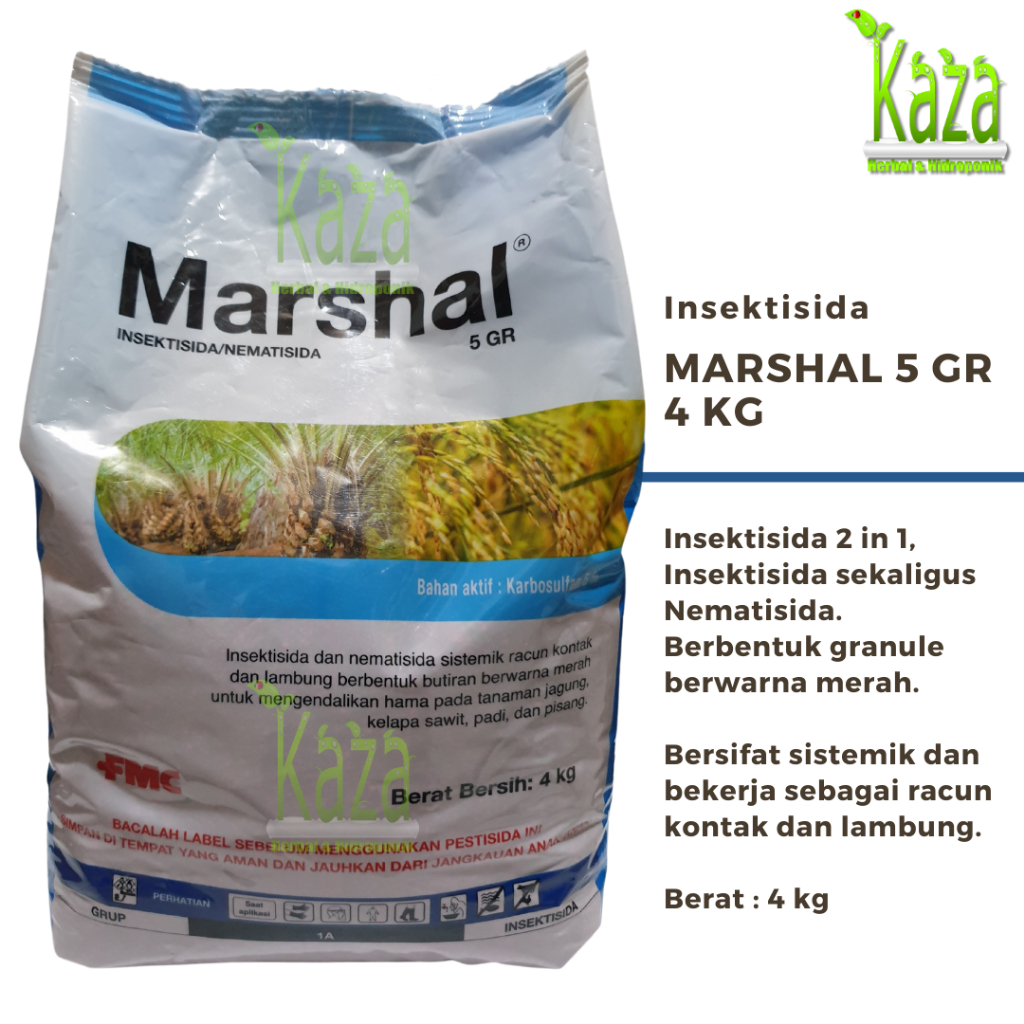 Pestisida Marshal 5GR 4 kg Insektisida Nematisida Karbosulfan