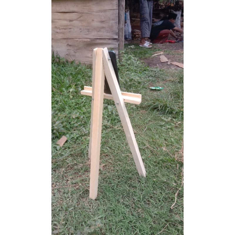 

tripod kayu 50cm, easel lukis /Poto /taruh hp dll