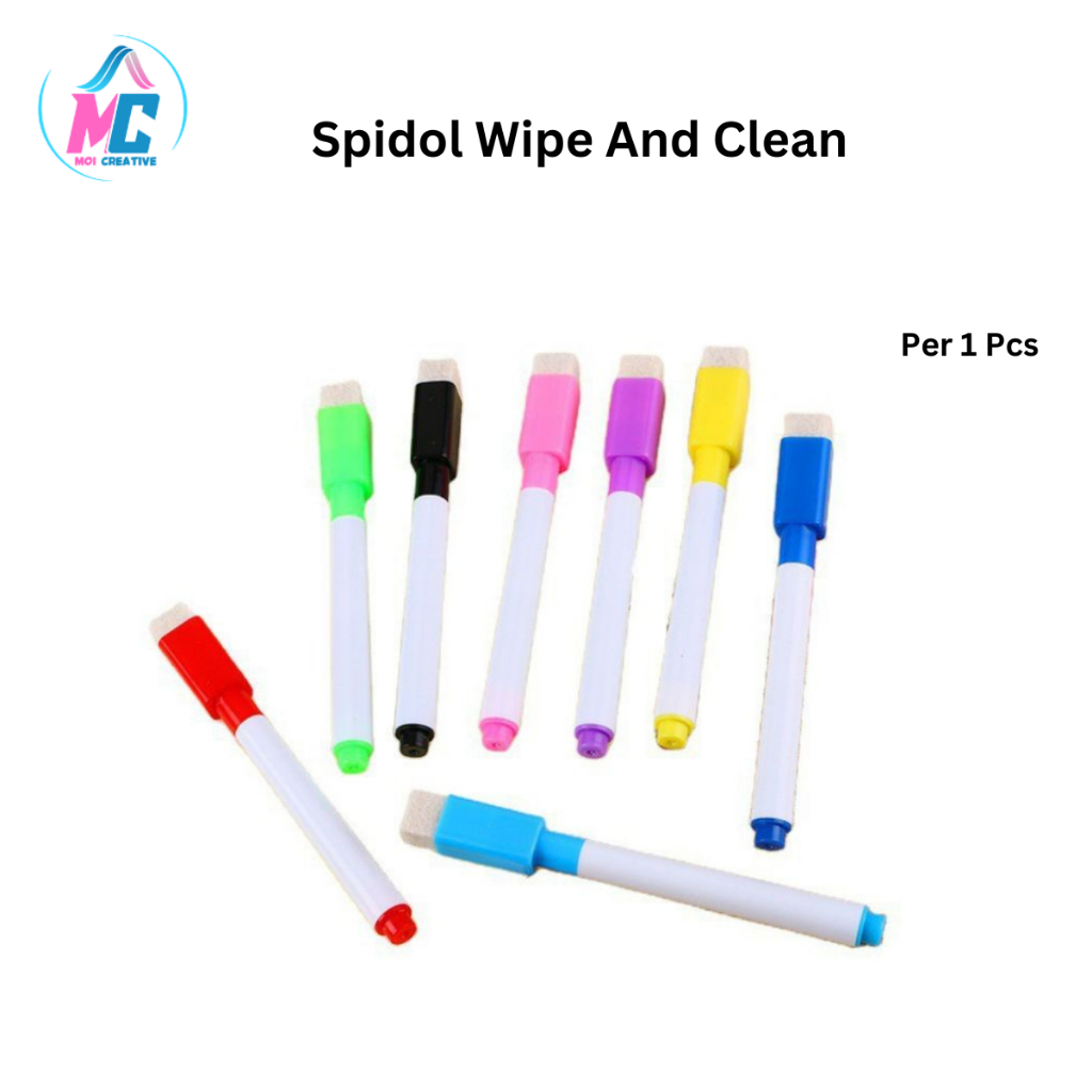 

Spidol Anak Wipe And Clean Spidol bisa dihapus
