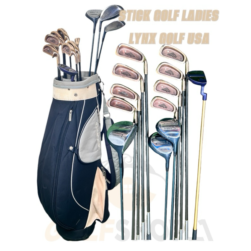 Stick Golf Ladies Lynk Paralak Golf USA Shaft Graphite Flek Man Fullset Bag Golf - Set Stick Golf La