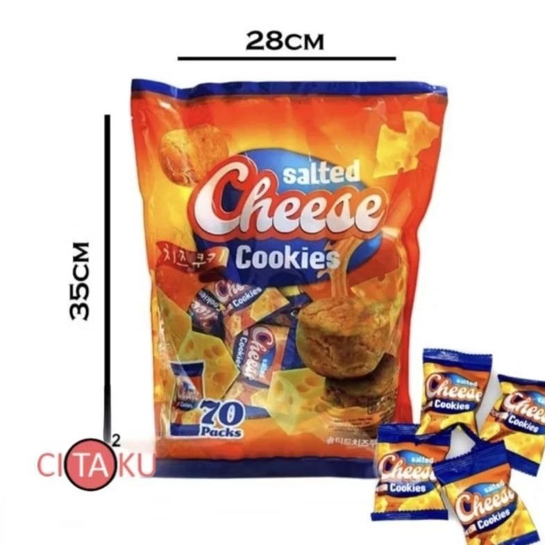 

NARAYA Salted Cheese Cookies 700g | Kukis rasa Keju isi 70pcs