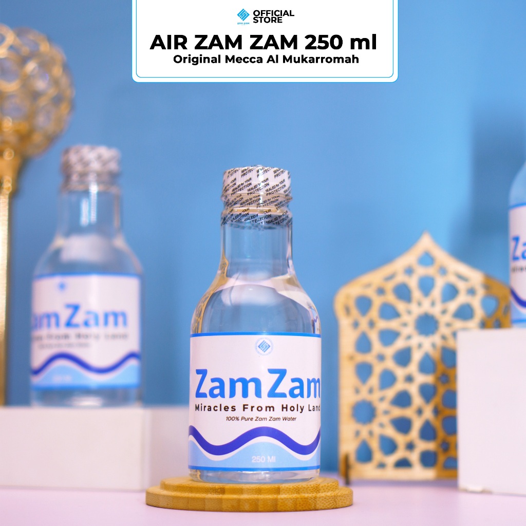 

[250ML-ZAM4] AIR ZAM ZAM ASLI MEKKAH AL MUKARROMAH - 250 ML