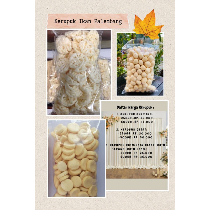 

kerupuk ikan asli palembang