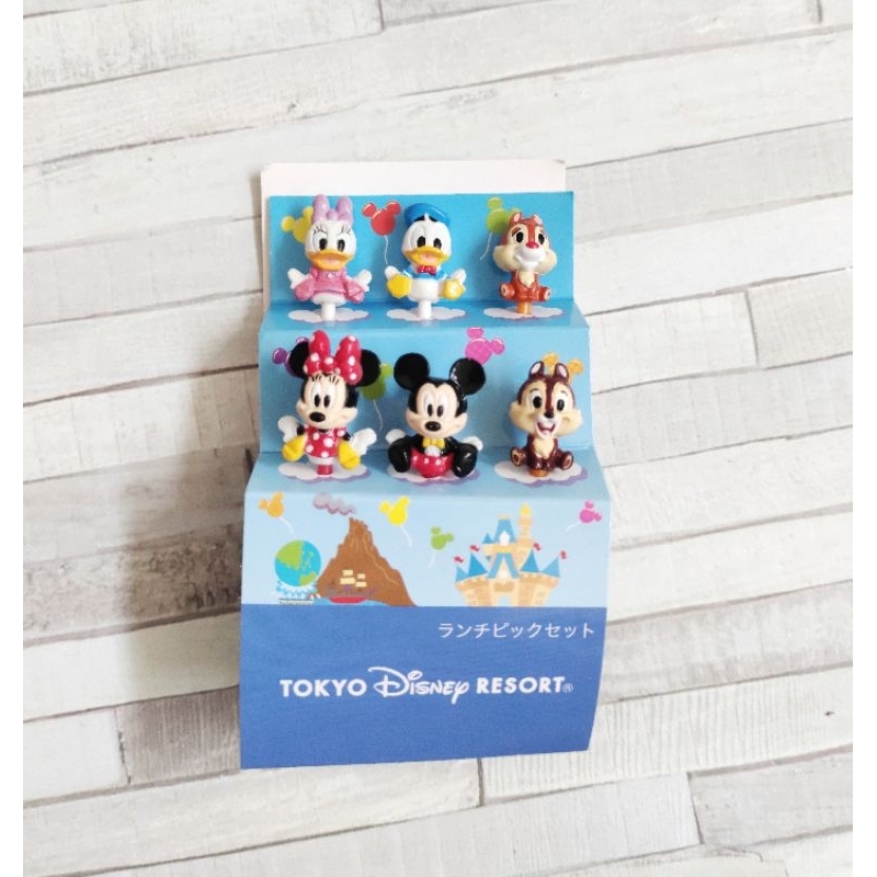 Food Picks Tusben Disney TDR Mickey & Friends Disney Japan