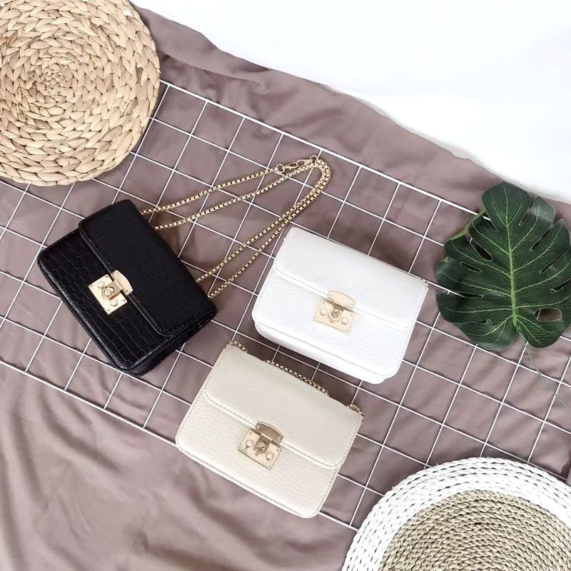 TAS SELEMPANG MALVIA BAG - TAS WANITA CK CROCO