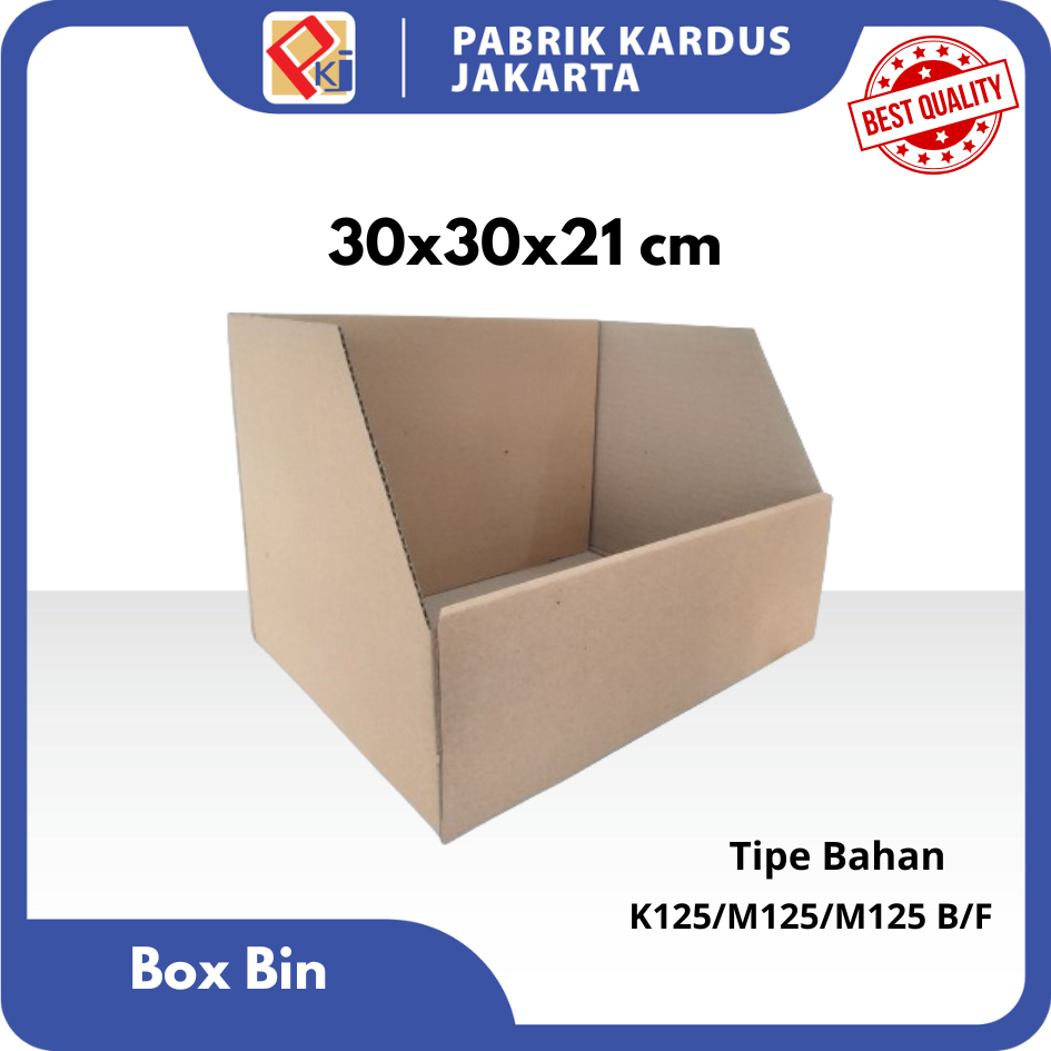 

Kardus model Bin Box | Bin Box Kardus | Dus Storage | Kotak penyimpanan Uk 30x30x21 CM