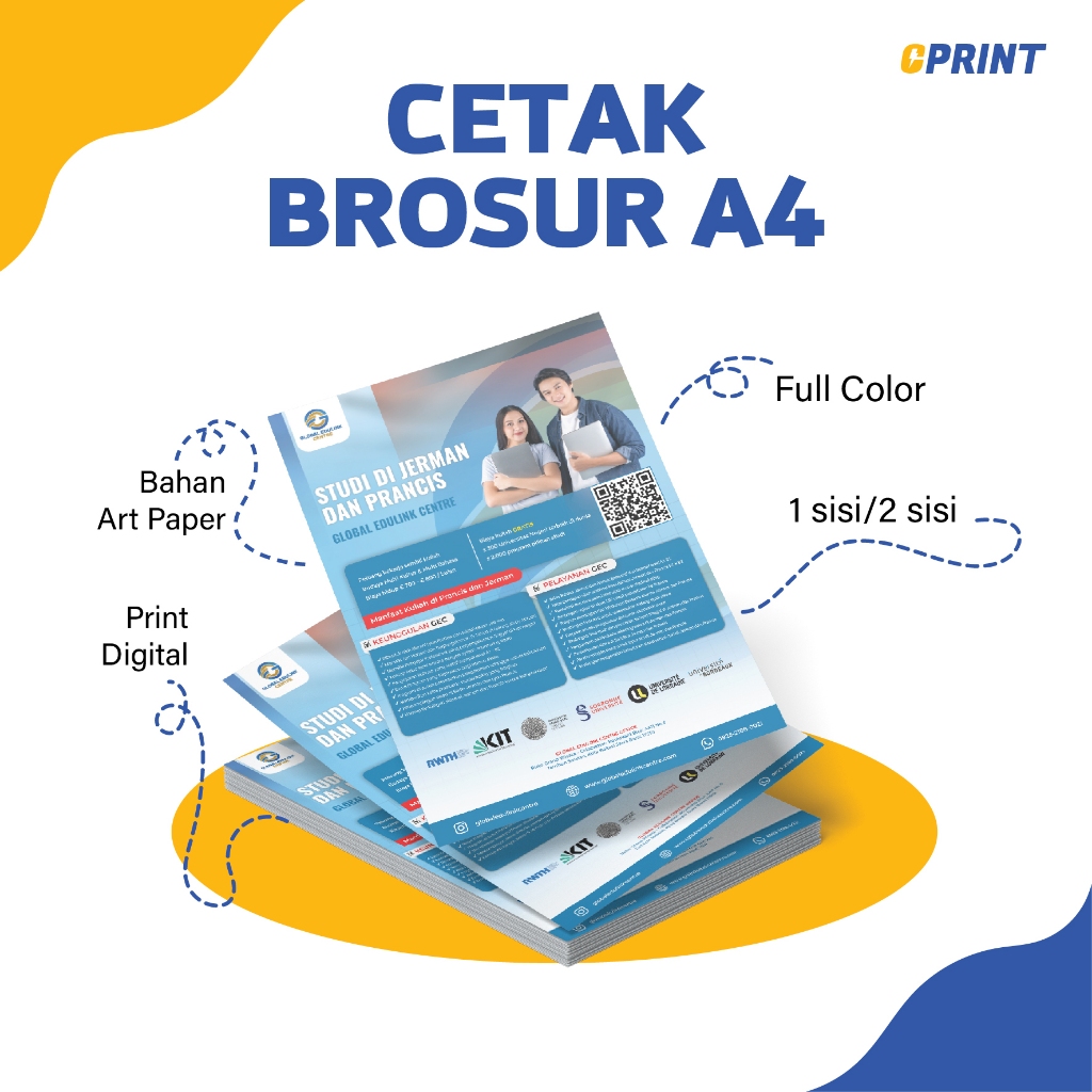 

Print Brosur | Cetak Flyer MURAH | UKURAN A4 1 Sisi / 2 Sisi