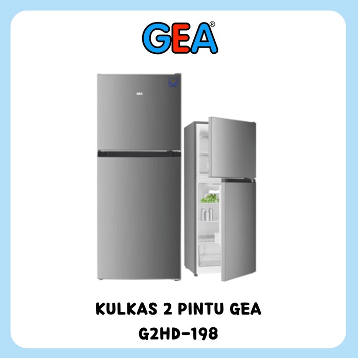 MANADO - KULKAS 2 PINTU GEA G2HD-198