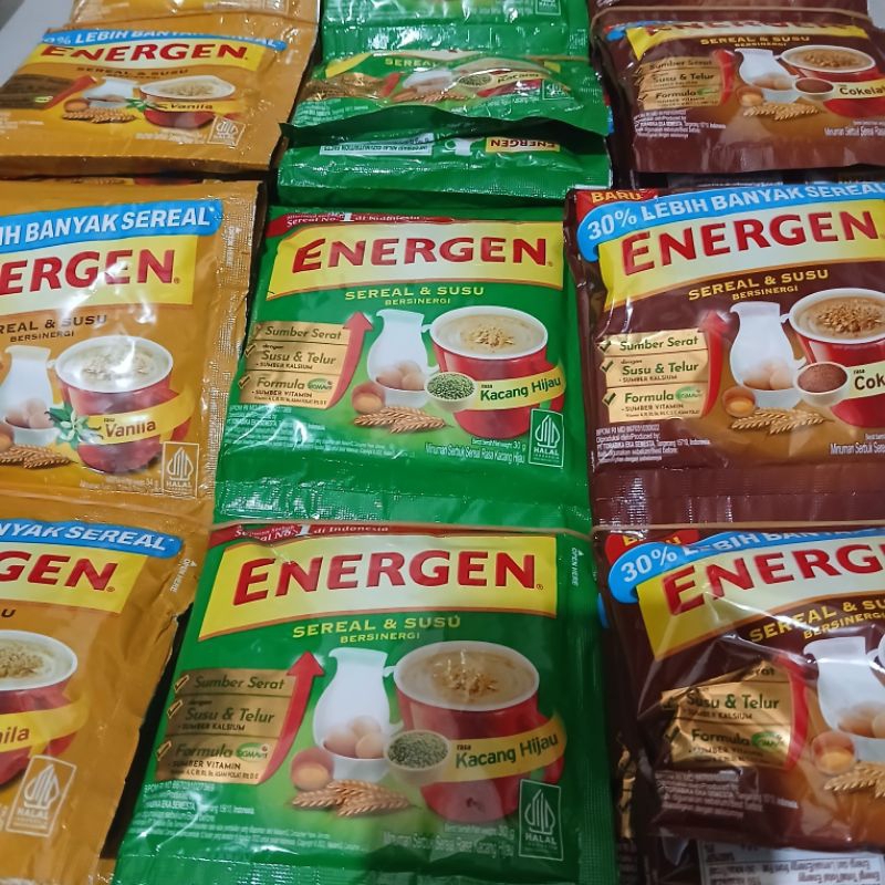 

ENERGEN Renceng isi 10 Sachet 35gr Gsv