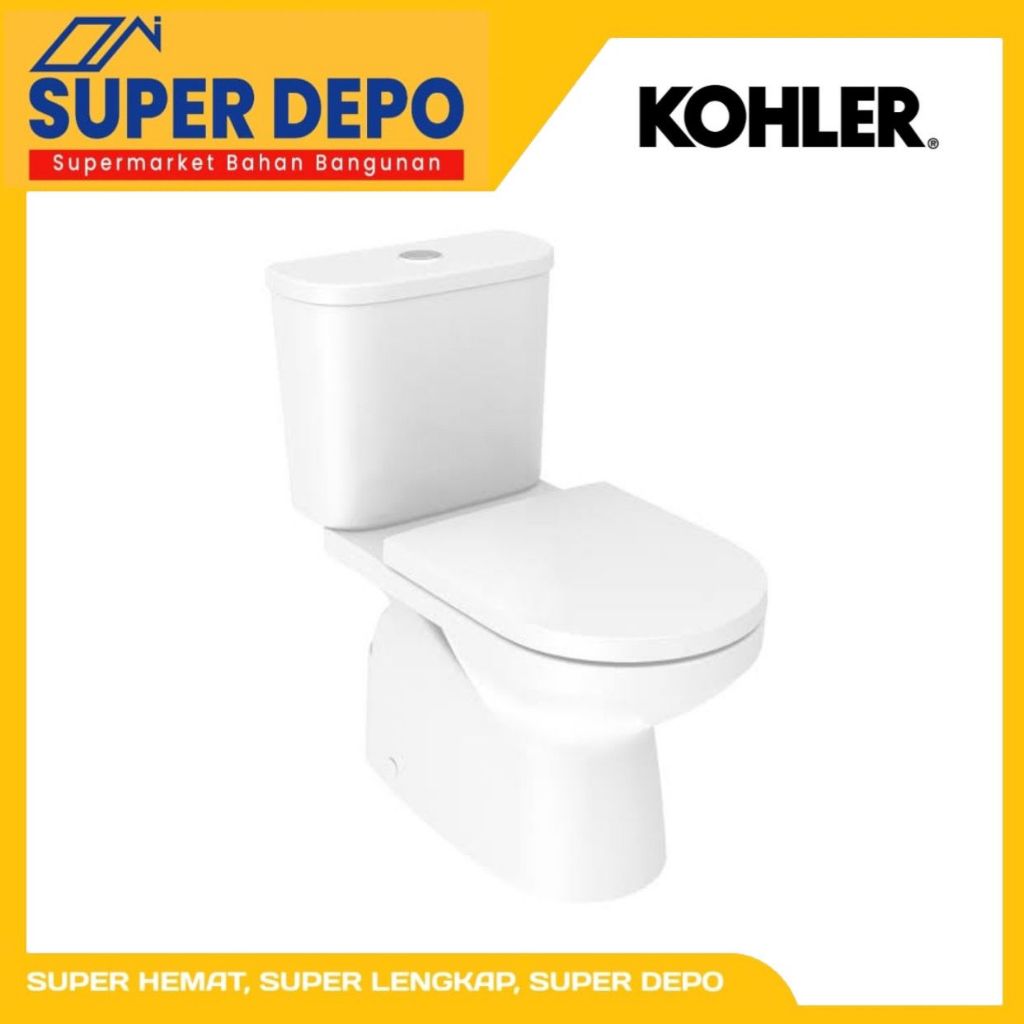 CLOSET/KLOSET DUDUK KOHLER - SPAN TOILET W/QC SEAT AS 22 CM