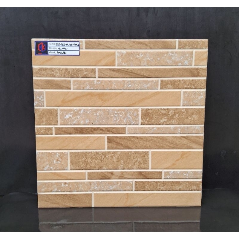 Keramik Lantai/Dingding 40x40 Esmeralda Gold
