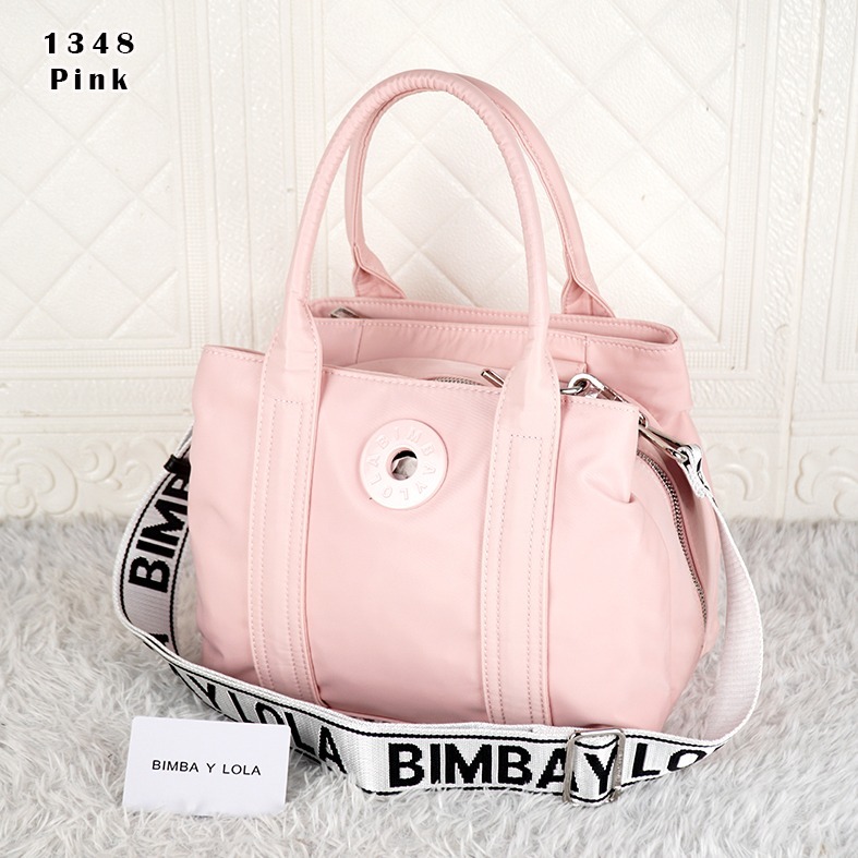 B SHOPPER BAG NYLON BAG MIRROR 1348