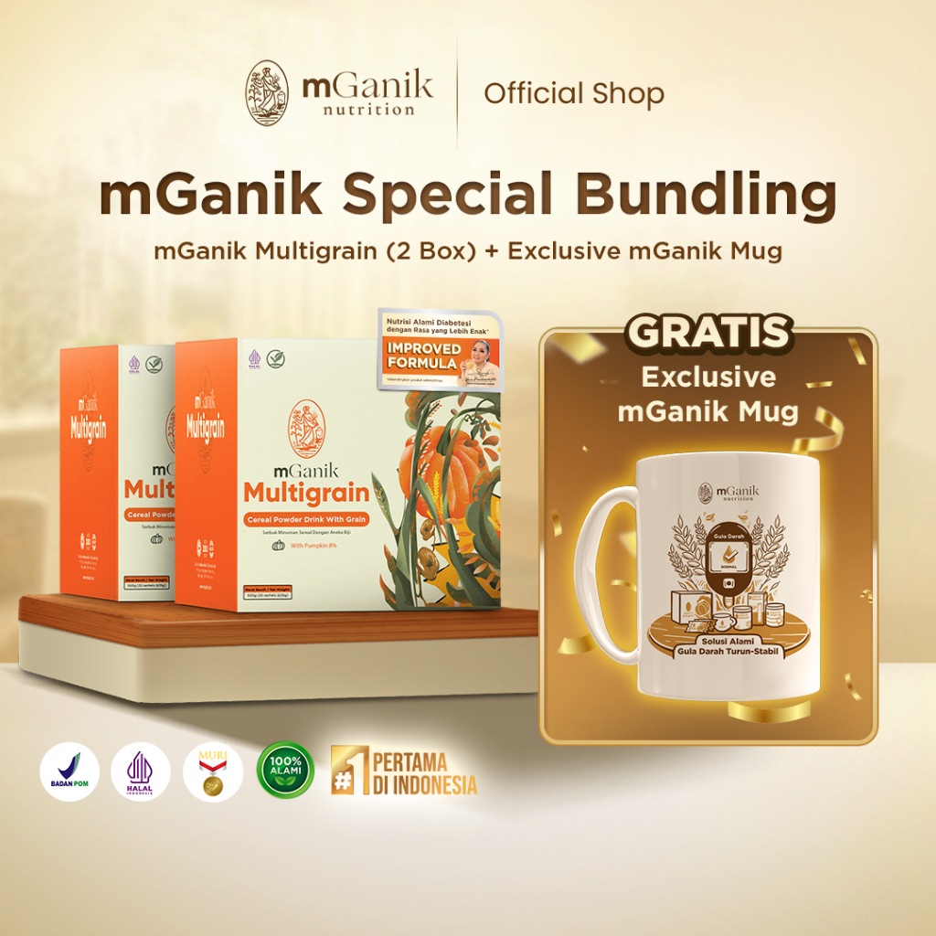 

mGanik Multigrain Labu Kuning 500gr - Bundling 2 Box