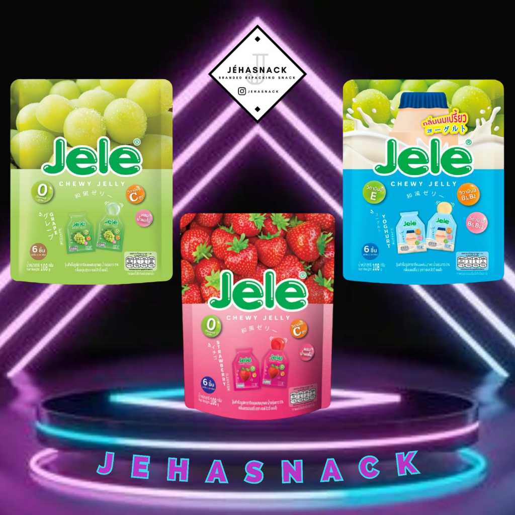 

[ JELLY BKK ] Jele Chewy Jelly 108gr ( Import Thailand - Bangkok )
