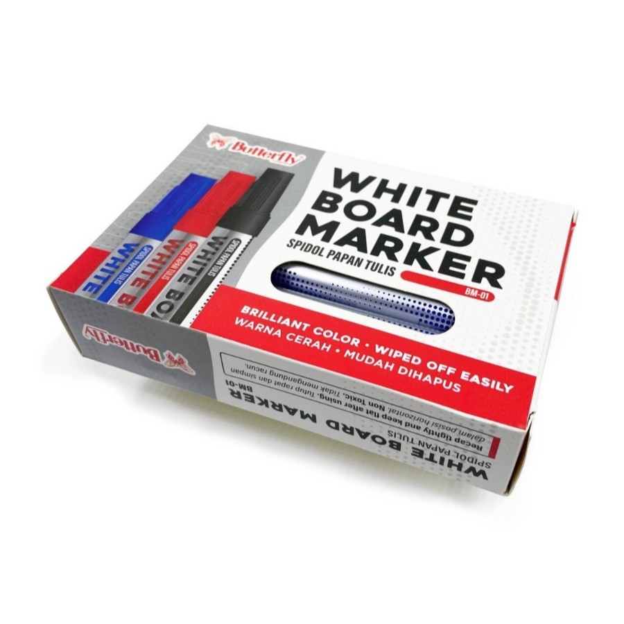 

Butterfly Whiteboard Marker - Spidol Papan Tulis Putih ( Pcs )