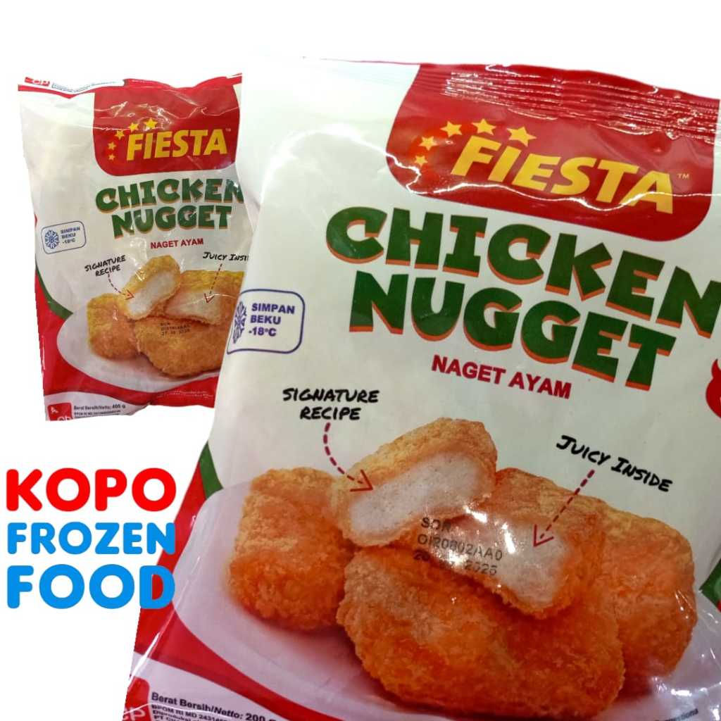 

Fiesta Chicken Nugget 200g dan 400g