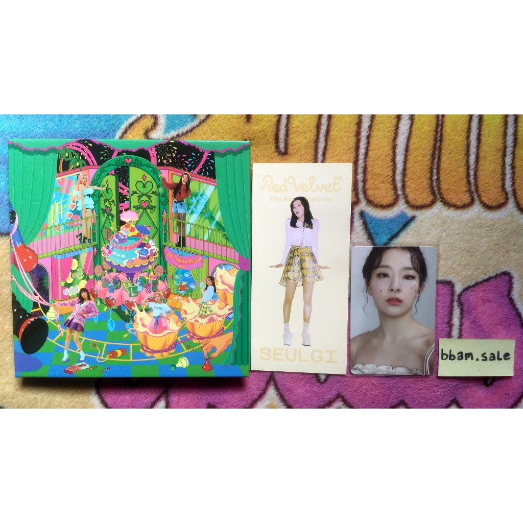 [BACA DESKRIPSI] ALBUM RED VELVET THE REVE FESTIVAL FINALE WITH SEULGI PHOTOCARD FULLSET SEULGI NUNM