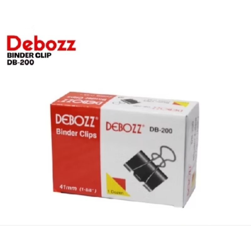 

DEBOZZ BINDER CLIP/PENJEPIT KERTAS DEBOZZ NO.200