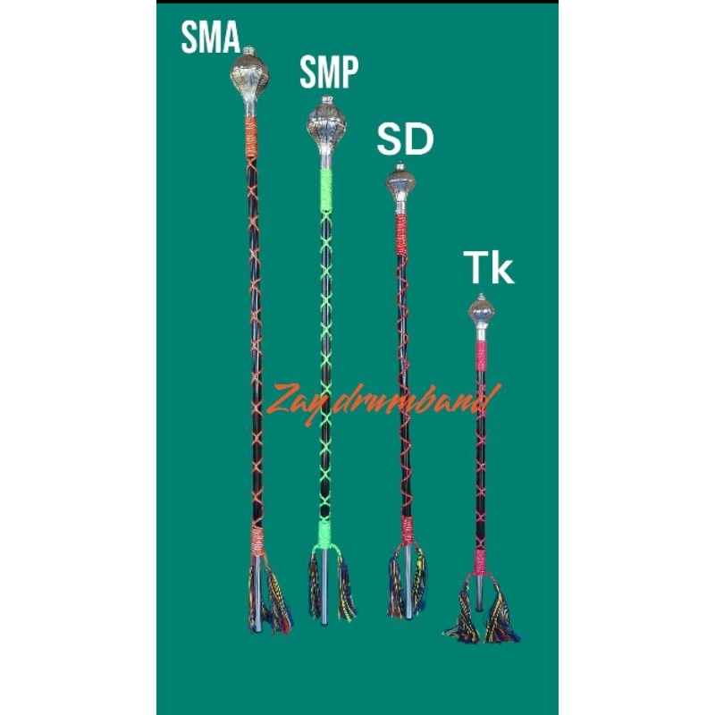 Tongkat mayoret lentur || tongkat mayoret drumband marchingband TK SD SMP SMA/UMUM || stik mayoret |