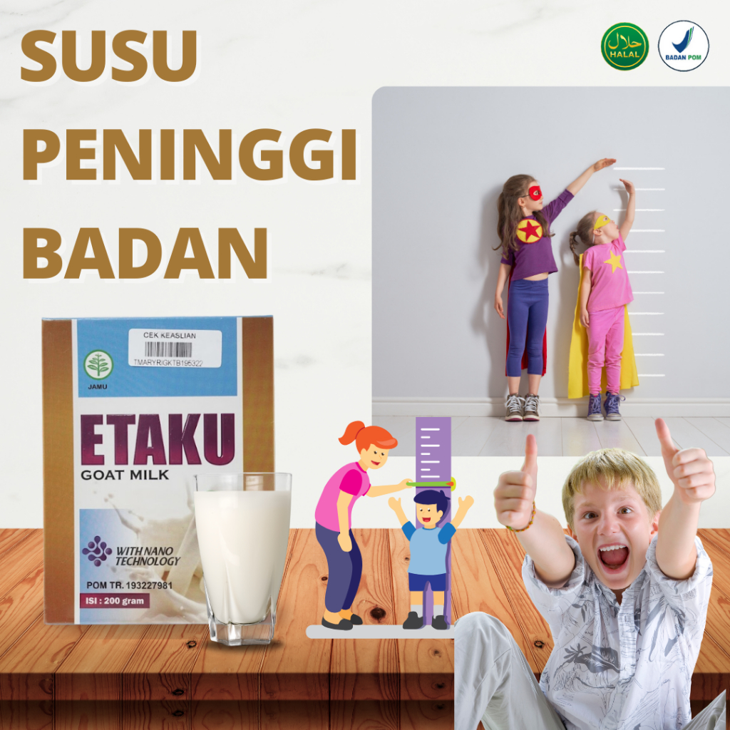 

Susu Etaku Goat Milk Susu Peninggi Badan Tinggi Badan Meningkat