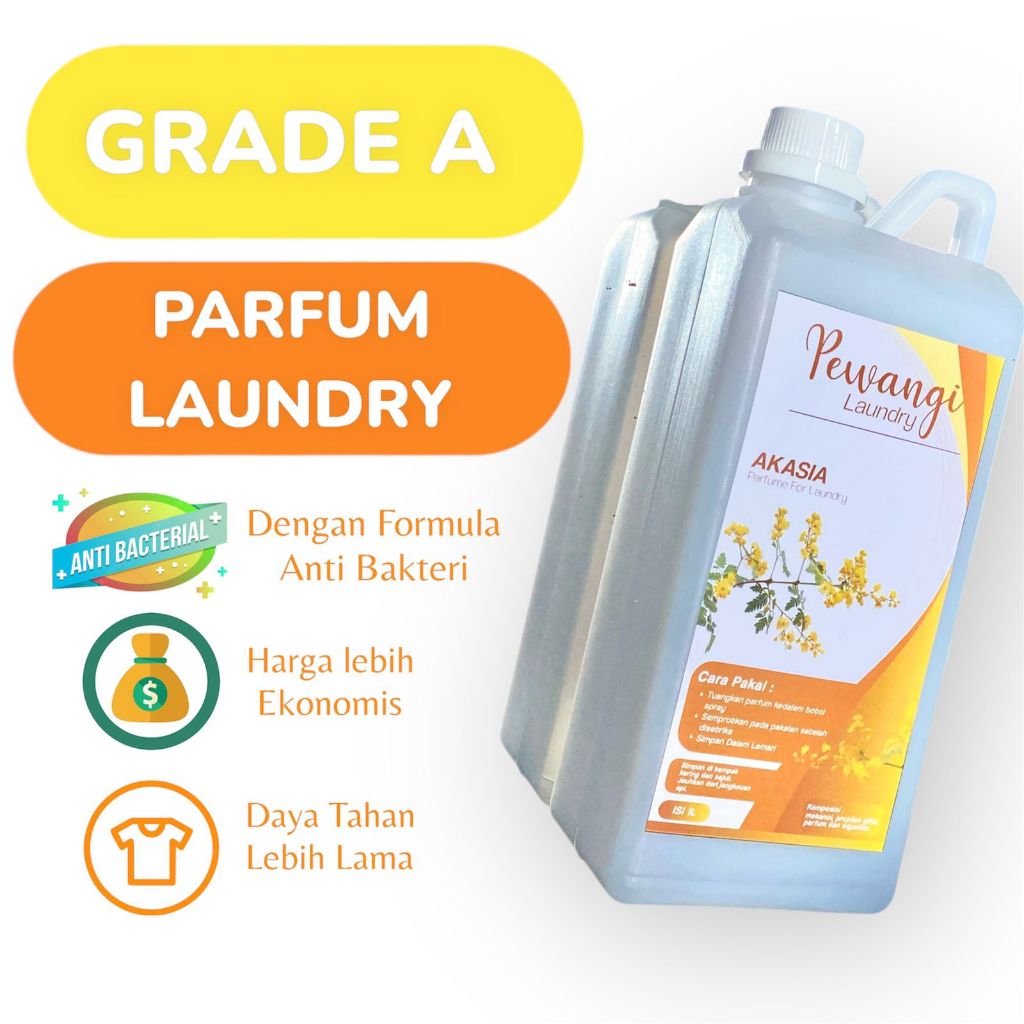 Parfum Laundry Akasia / Pewangi Jerigen 1 Lit