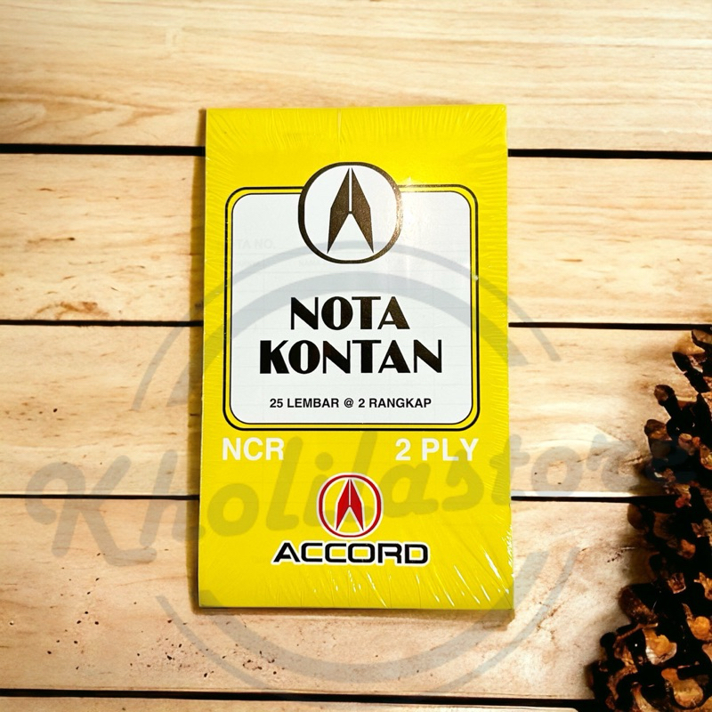 

(10 pcs) Nota Kontan Kecil NCR Accord 2ply