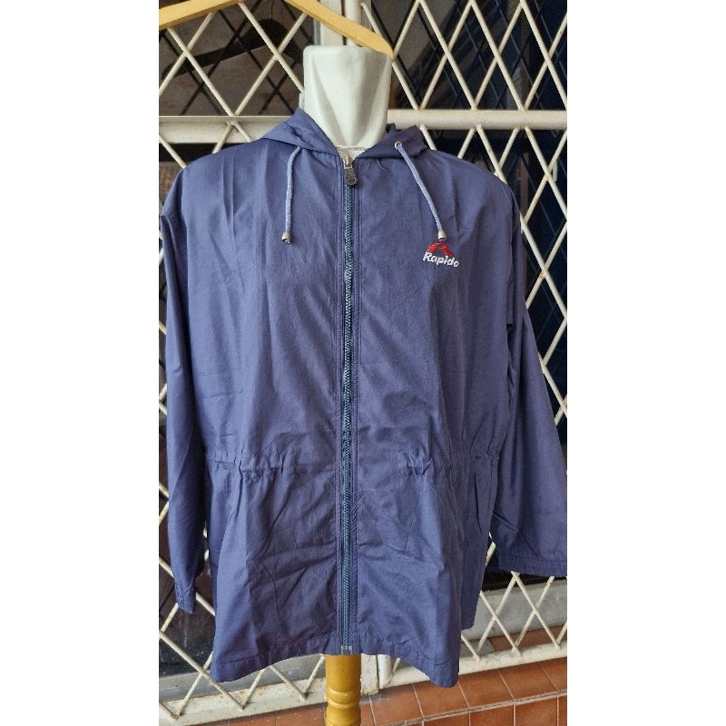 Jaket running/outdoor Rapido navy XL 1 layer