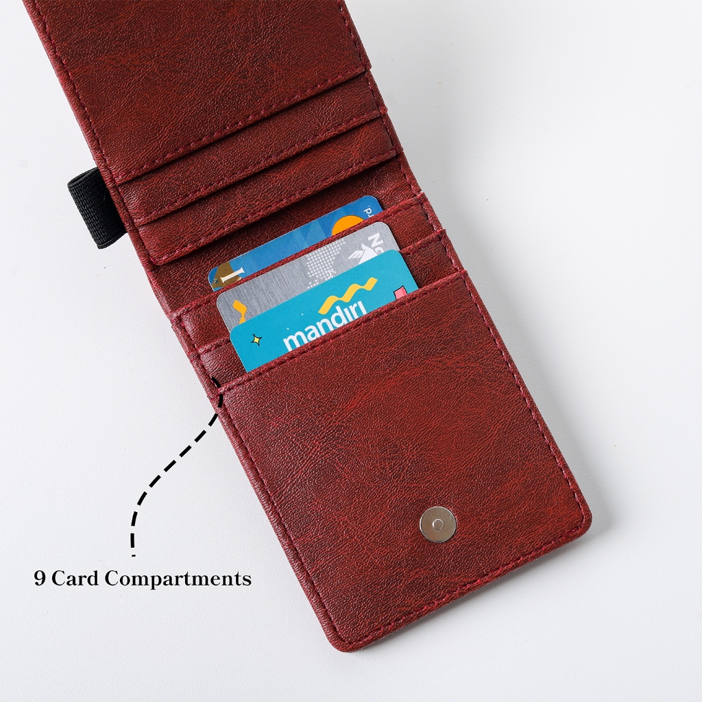 

H7Y SL.ID Cario Holder Id Card Wallet - Holder Name Tag dan Dompet Kulit Unisex