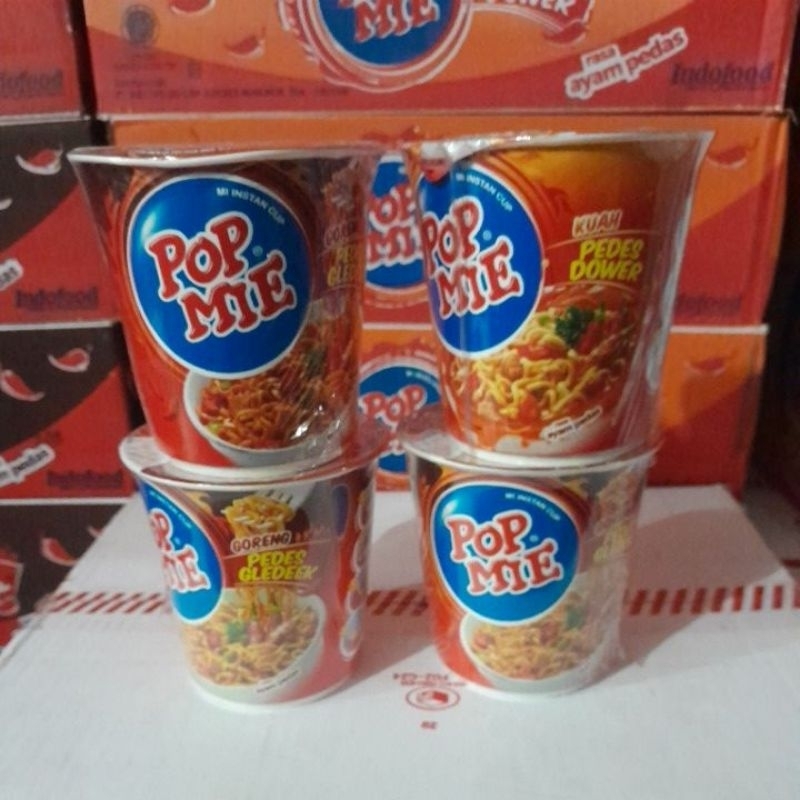 

POP MIE PEDAS GORENG KUAH 1 CUP