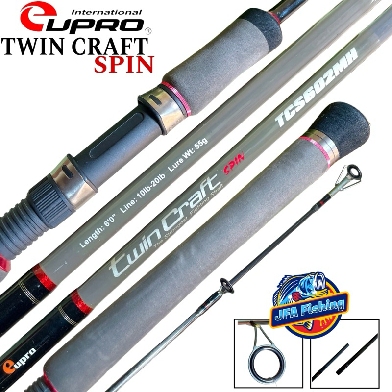 Joran Spinning Rod Eupro TWIN CRAFT SPIN 6'0 10-20Lb