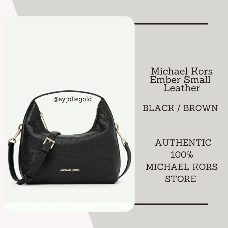 Michael Kors MK EMBER Messenger NEW ORIGINAL Authentic tas brendied