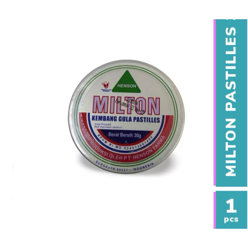 

Milton Pastilles Candy 30gr Permen Kaleng Rasa Mint