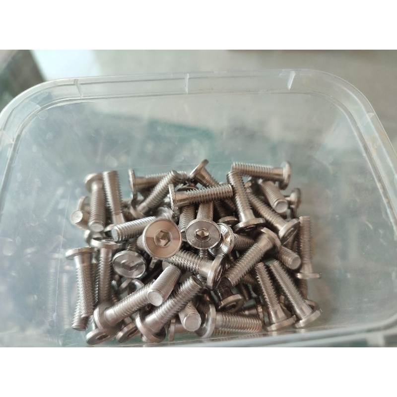 baut stenlis slim m6 setara drat 10an panjang 1.5cm-8cm