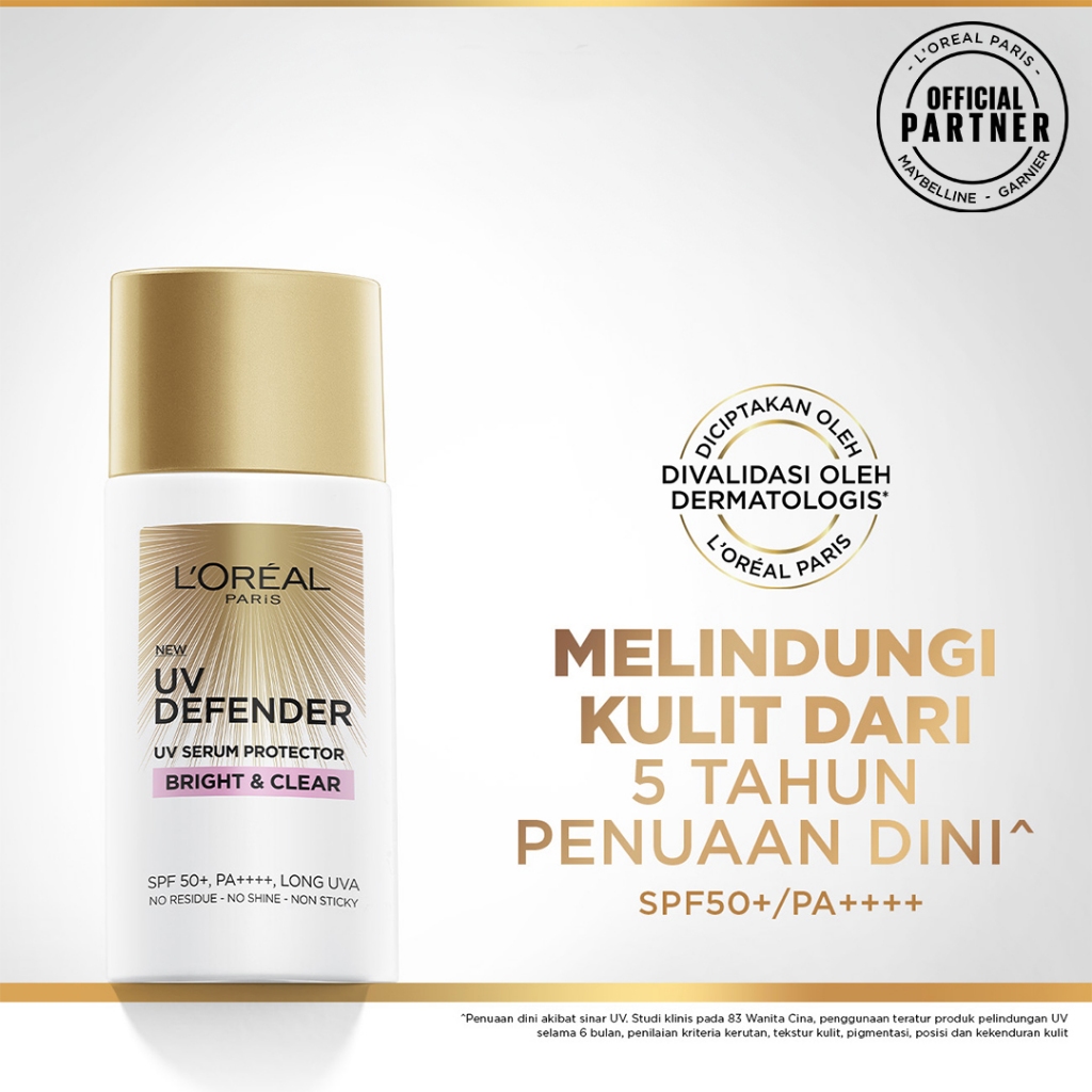 L’Oreal Paris UV Defender – Bright & Clear UV Serum Protector