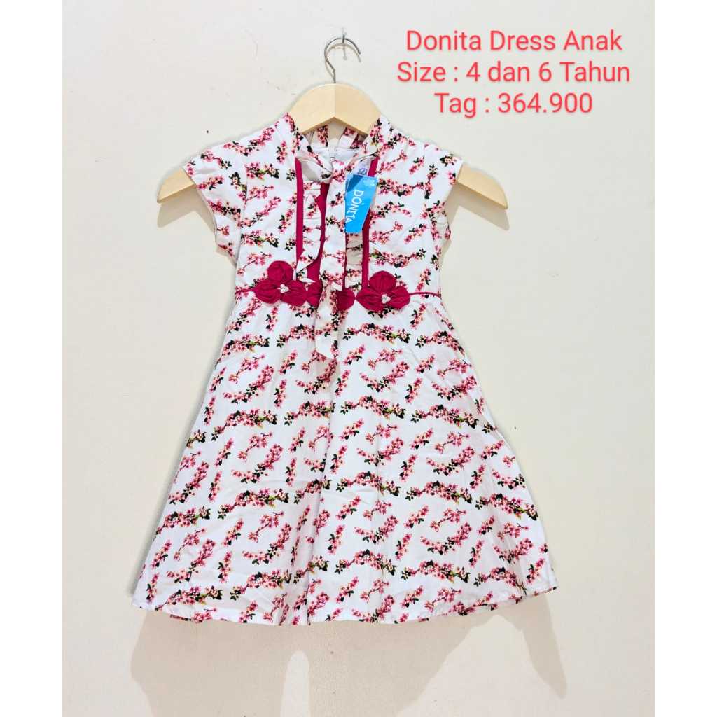 Donita Dress Pakaian Anak Perempuan Original