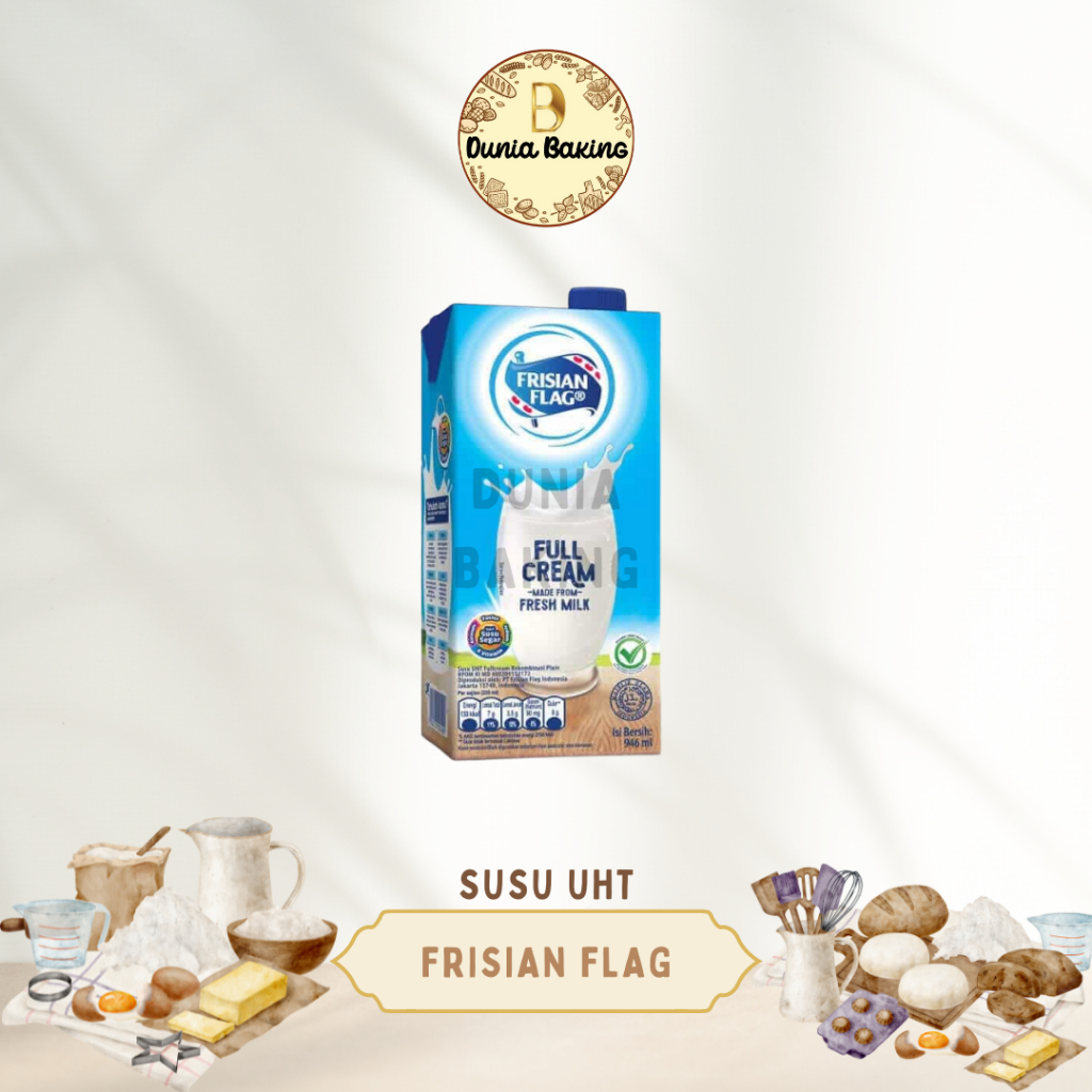 Frisian flag full cream 900ml | Susu UHT frisian flag