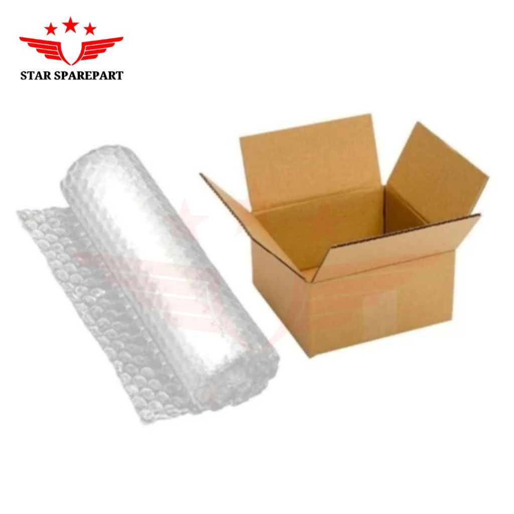 

PACKING TAMBAHAN DUS PLUS BUBBLE WRAP UNTUK MENGHINDARI BARANG BELANJA ANDA TIDAK RUSAK