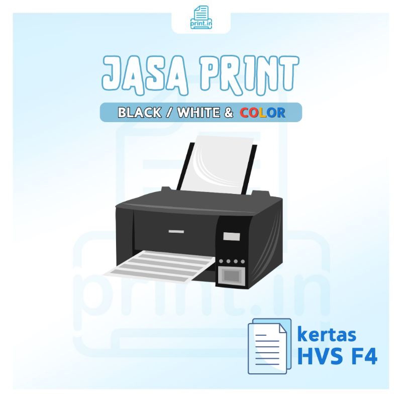 

Print HVS F4 hitam putih & warna murahmeriah