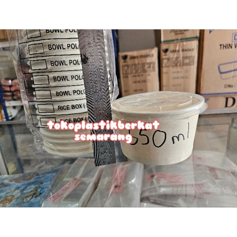 Paperbowl 650 ml paper bowl 650ml mangkok kertas 650 ml