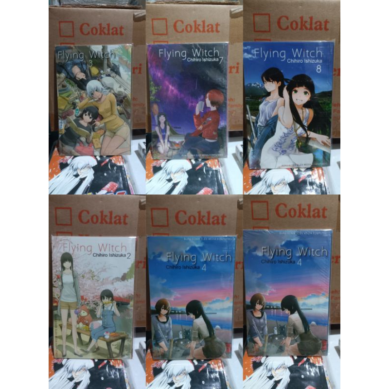 Komik flying witch 2,3,4,7,8 / komik flying witch vol 2,3,4,7,8
