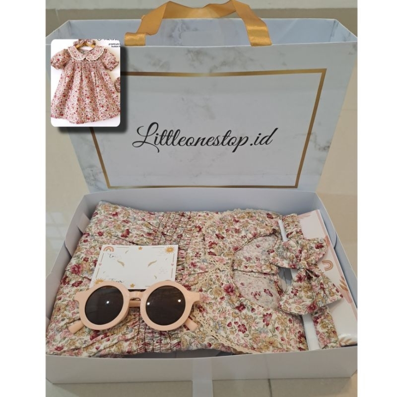 Hampers Kado Ulang Tahun Dress Anak Perempuan  1-2 tahun | Kado Ultah Anak Cewek