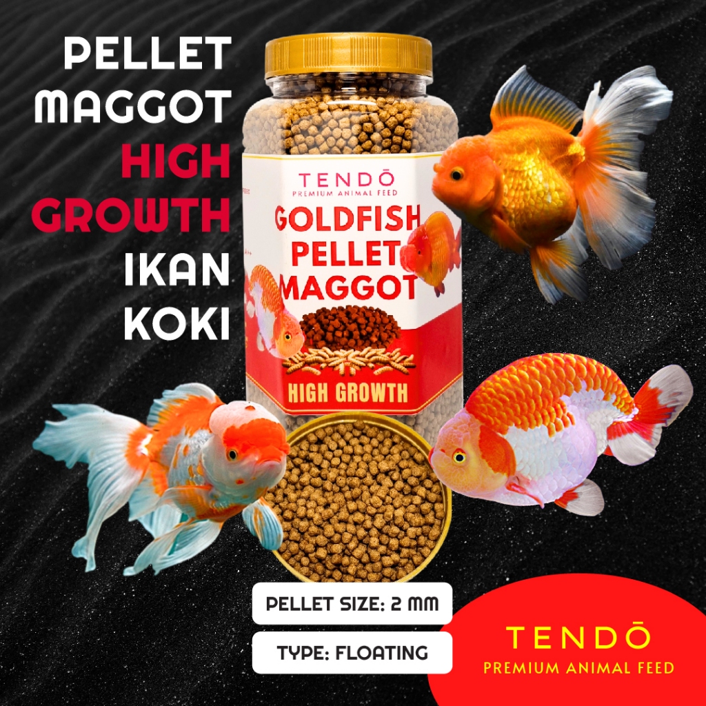 Pelet Ikan Koki Floating Color Booster Hh Protein Maggot Pakan Ikan Mas Koki 280gr
