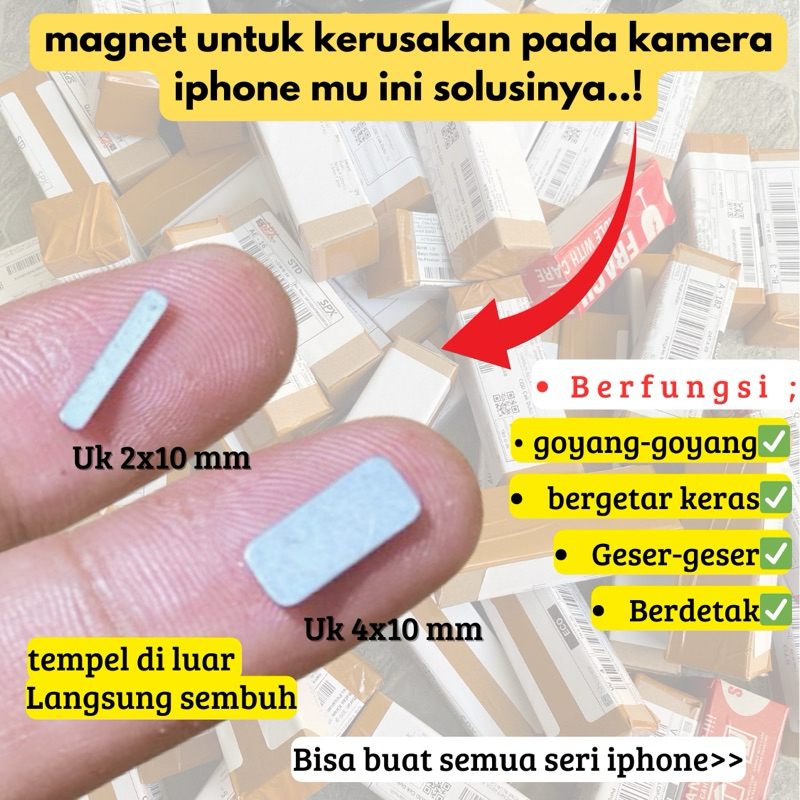 MAGNET UNTUK KAMERA IPHONE GETER GESER-GESER GOYANG HILANG FOKUS BERDETAK INI SOLUSINYA?