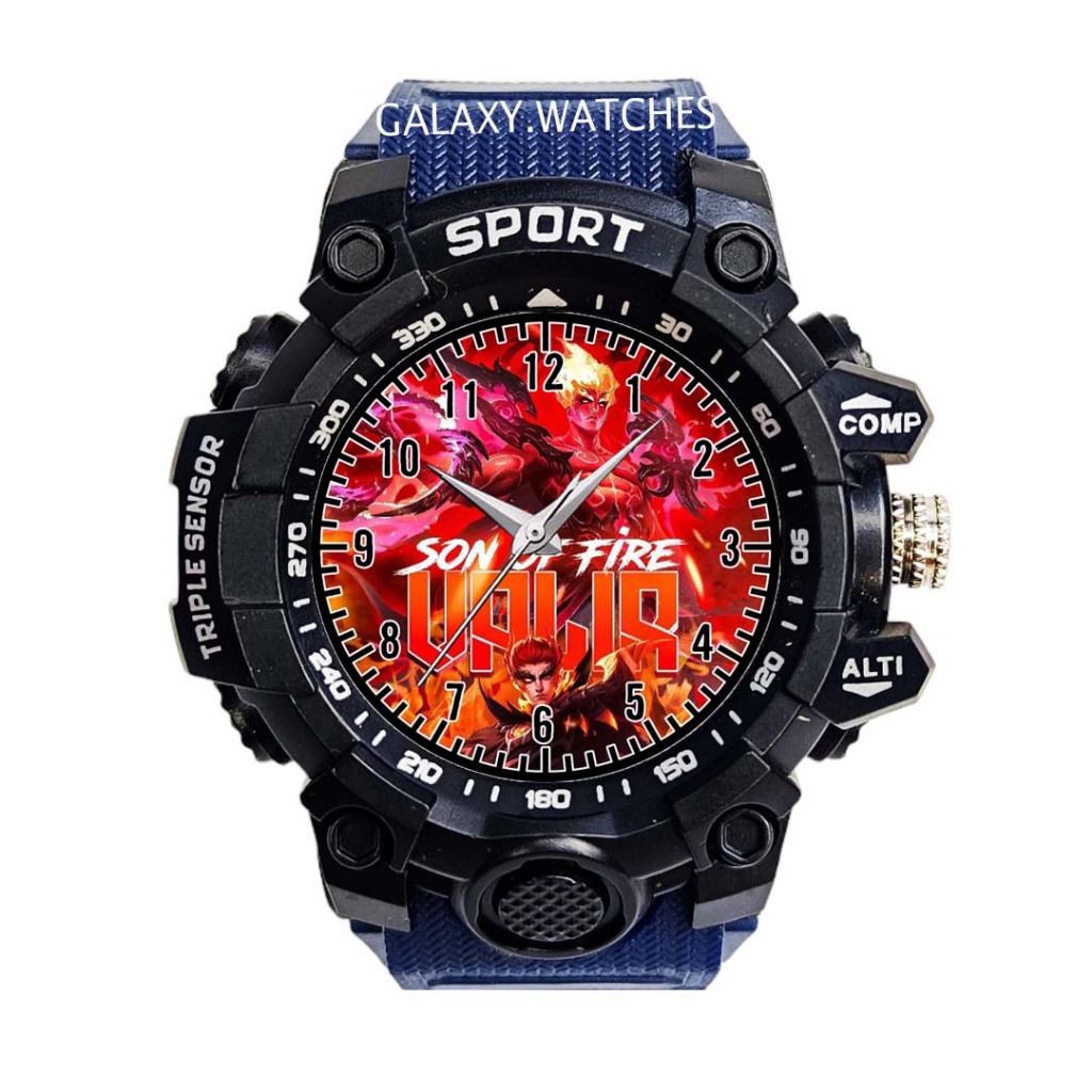 Jam Tangan Anak Model Sport Anti Air Karakter Valir Mobile Legend