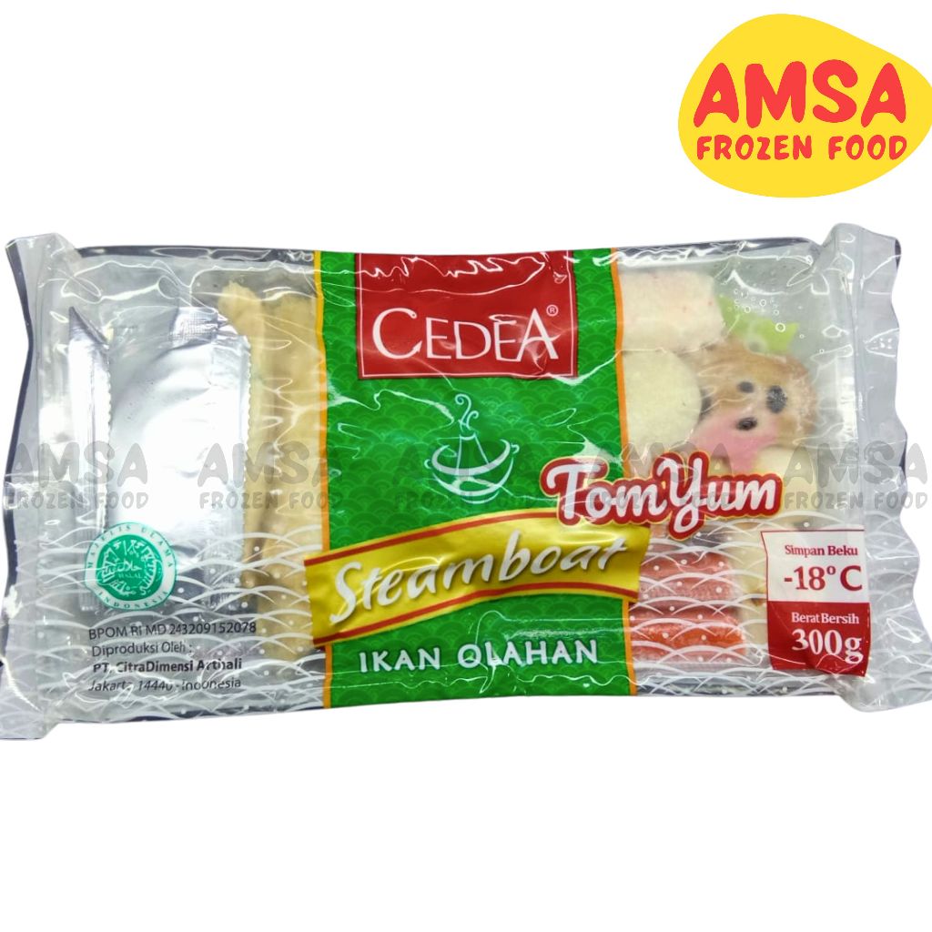 

Cedea Steamboat Set Tom Yum 300gr / Ikan Olahan Campur Dilengkapi Bumbu Tom Yam