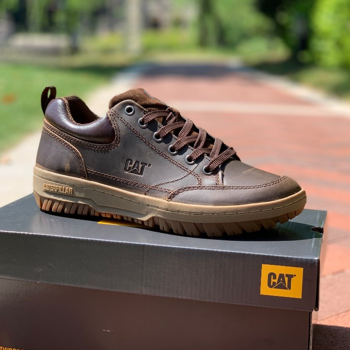 Original Caterpillar Genuine Leather Men Boot Shoes 1451011