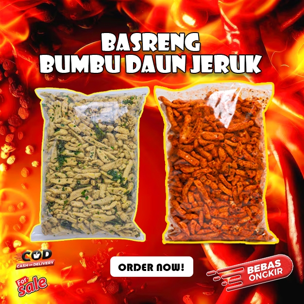 

[PROMO] Paket Bundling Basreng Pedas Daun Jeruk Dan Original Daun Jeruk