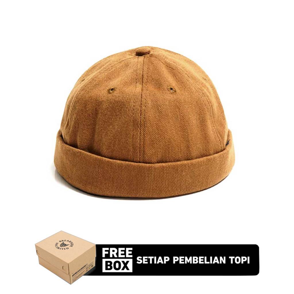 Breakside Miki Hat Mories - Brown Topi Pria
