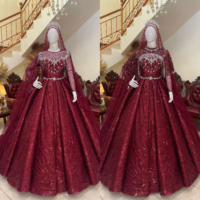 gaun pengantin modern / gaun pengantin terbaru