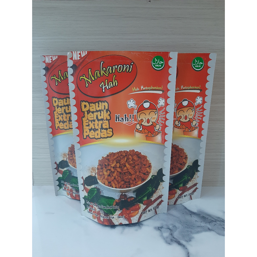 

MAKARONI HAH NIAN DAUN JERUK EXTRA PEDAS